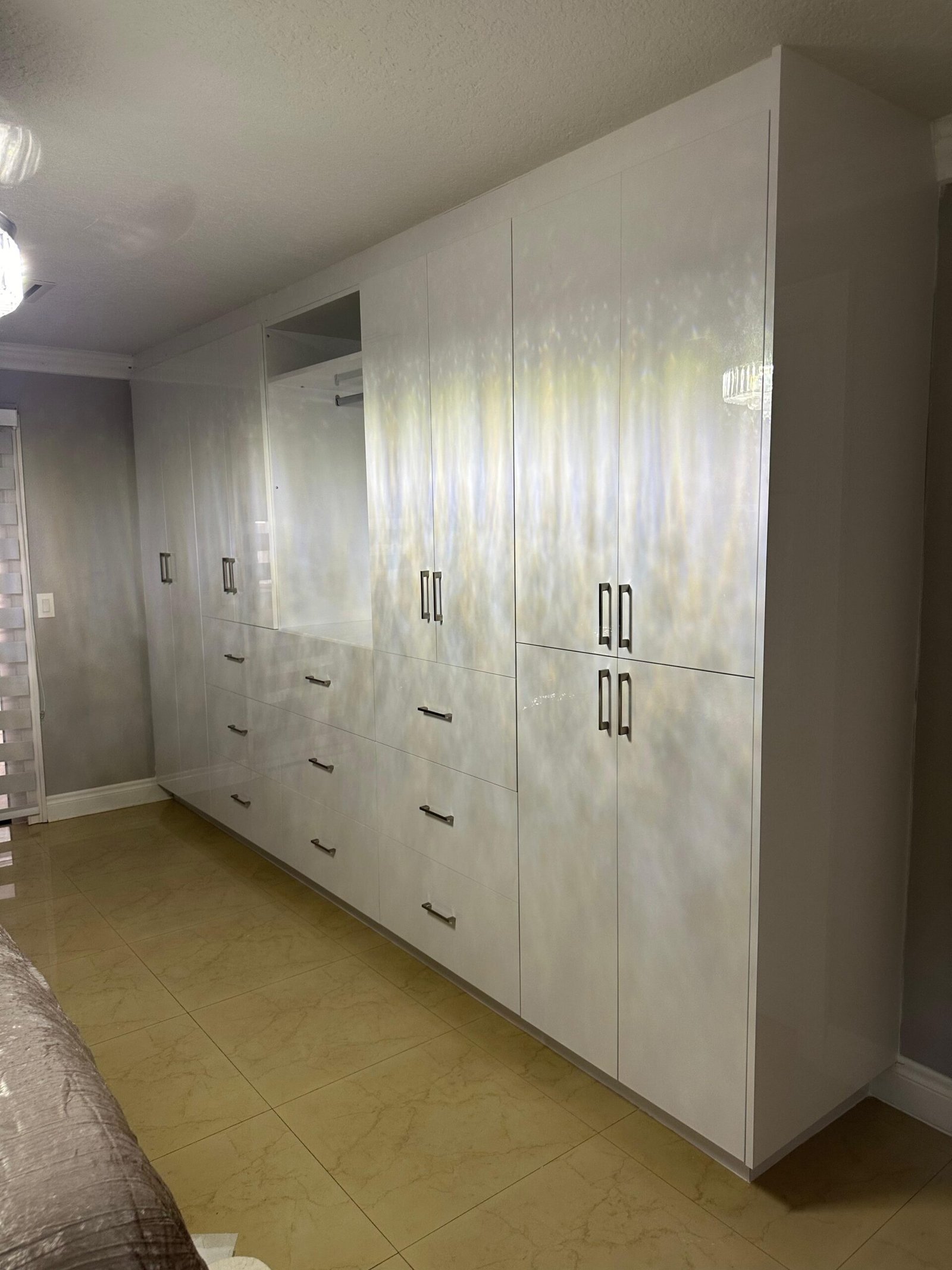 Custom closet cabinetry project in Tampa
